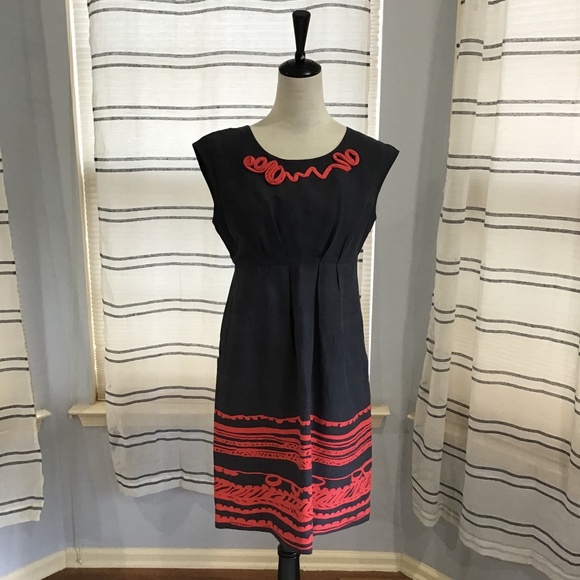 The Limited Dresses & Skirts - VTG Jodi Arnold For The Limited Women Size 6 Gray Sleeveless Silk Linen Dress